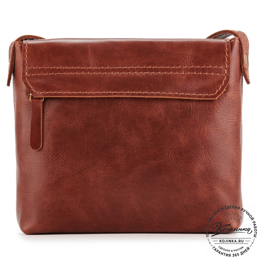  Кожаная сумка "Калифорния Нью" (коньяк)